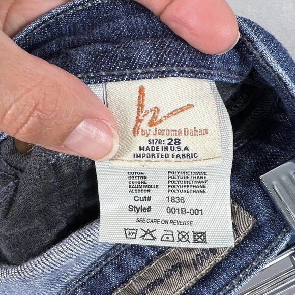 Citizen of Humanity Jeans Size 28 Kelly Low Waist Bootcut Raw Hem 28" In - Picture 10 of 11